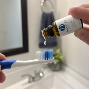 2. On your toothbrush